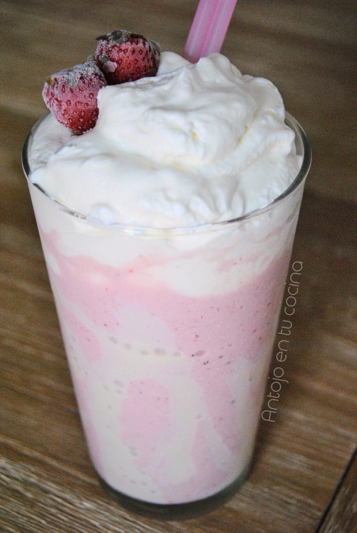 Batido de fresa, receta fácil y rica - Antojo en tu cocina