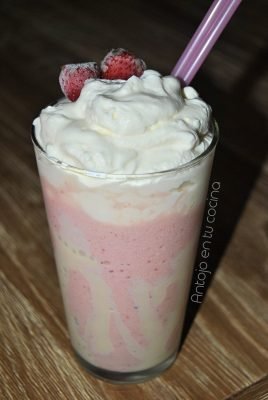 Batido de fresa, receta fácil y rica - Antojo en tu cocina