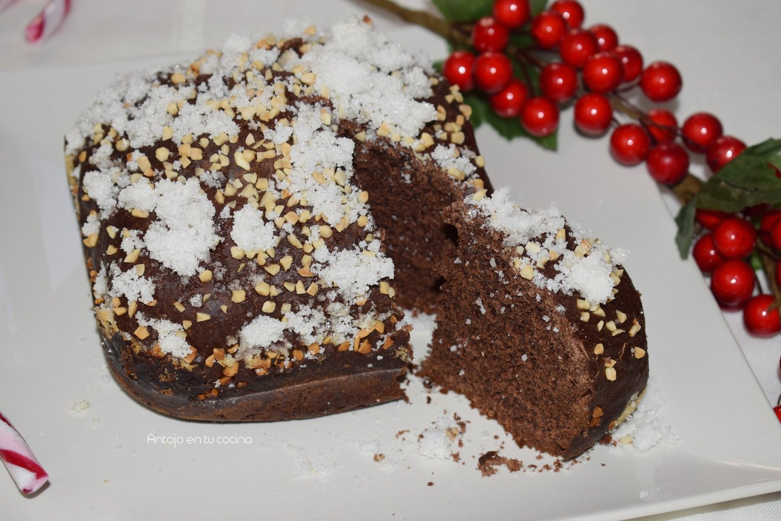 Roscón de Reyes de Chocolate en PANIFICADORA - Antojo en tu cocina